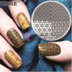 Matrita de Unghii din metal rotunda 5,6cm YZWLE 26